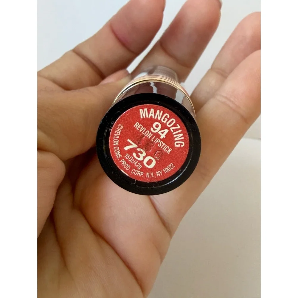 Revlon Super Lustrous Lipstick 730 Mangozing Frost Coral Orange 0.15oz